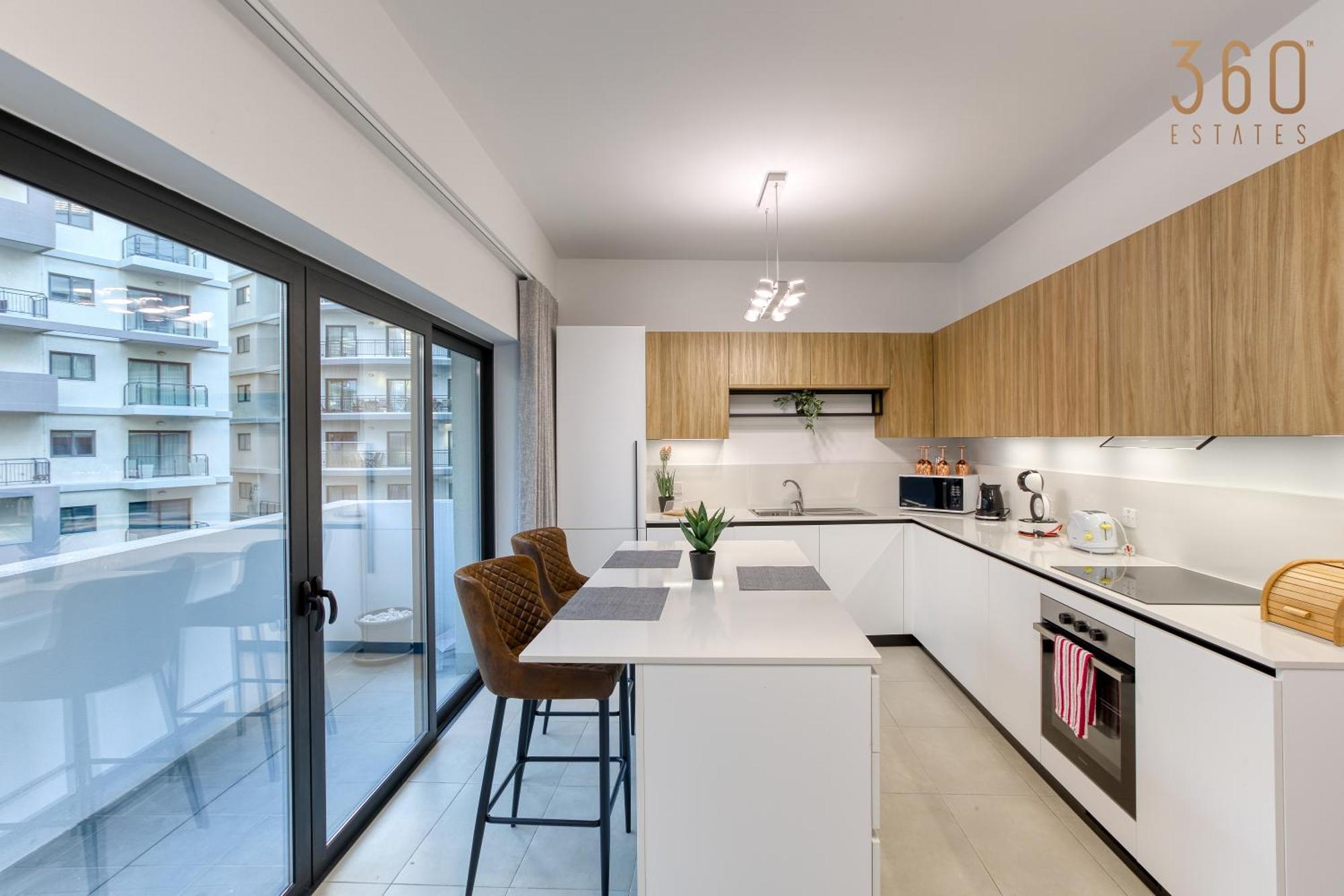 Appartement Designer, Luxurious 3br In Pender Gardens By 360 Estates San Ġiljan
